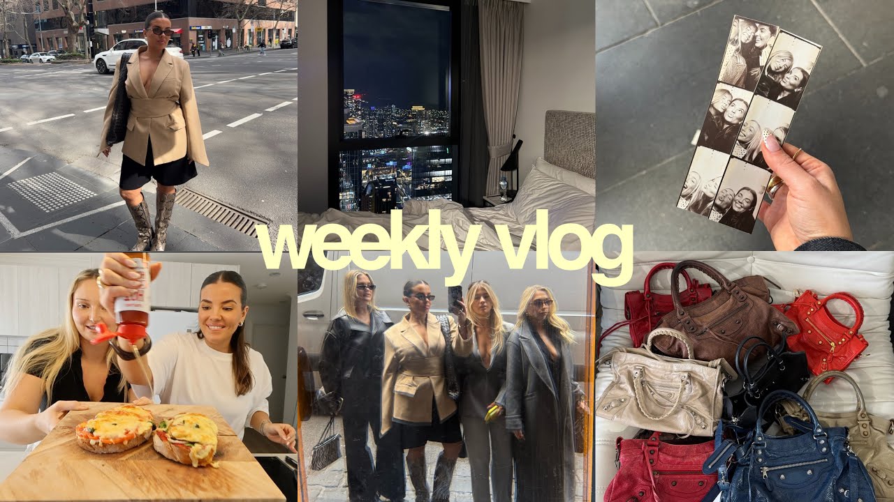weekly vlog 💌 melb trip, packing orders, shopping, hot honey cheese toast, banana bread syrup!!