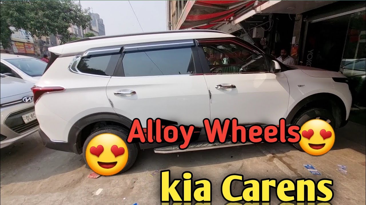 Kia Carens AlloyWheels Modified  chrome Accessories / Gaurav India