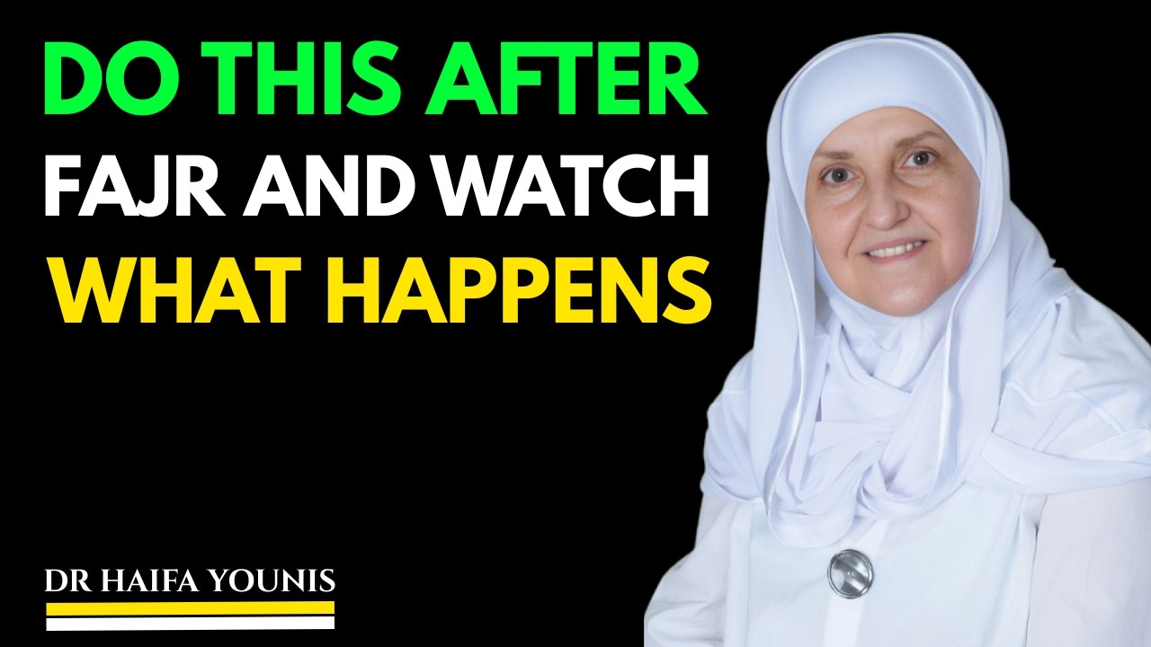 One Sentence After Fajr That Attracts Blessings All Day || DR HAIFAA YOUNIS ||