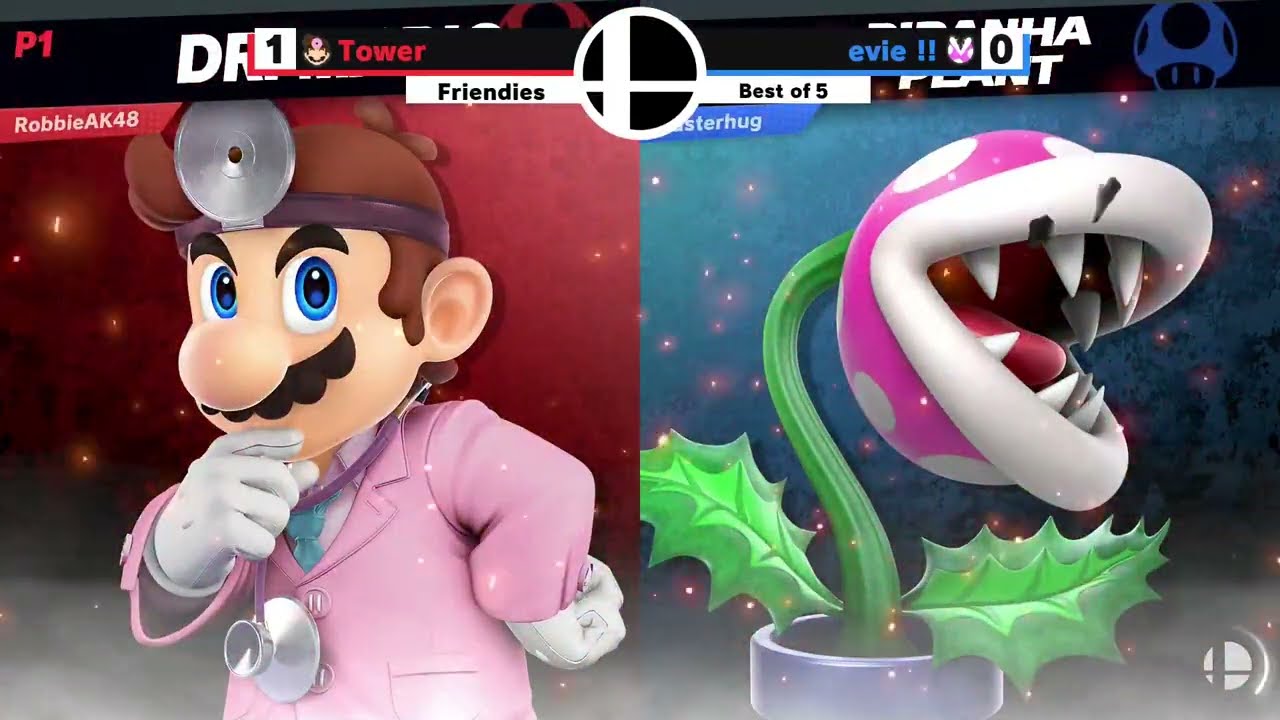 Seafront 15 Losers Quarters - Tower (Dr. Mario) vs evie!! (Piranha Plant)