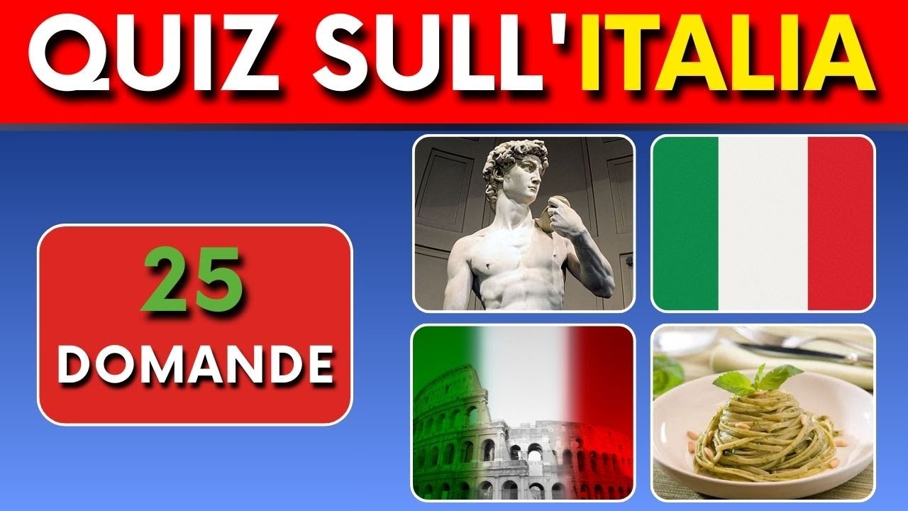 Quanto conosci davvero la cultura italiana? | Solo i veri esperti superano questo quiz