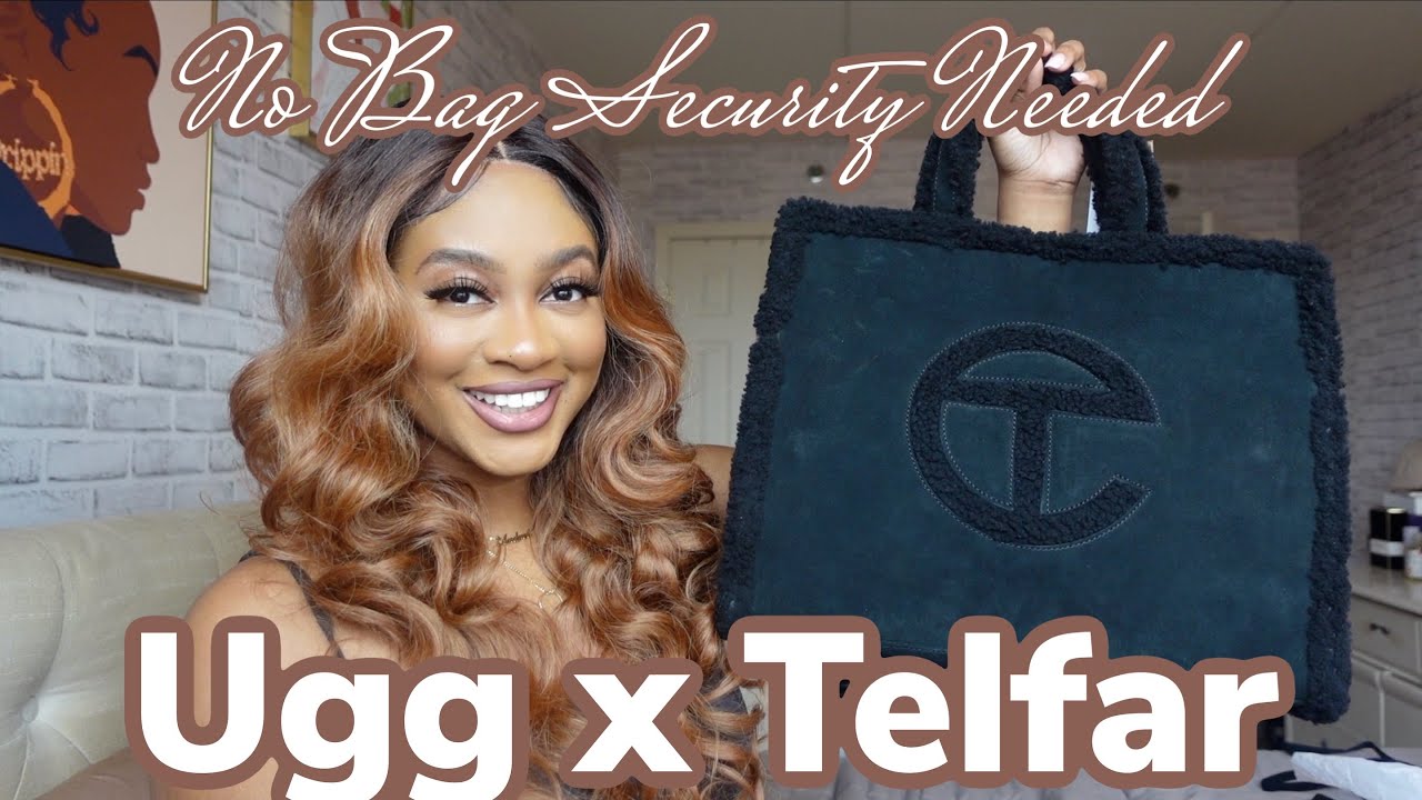 UGG X TELFAR UNBOXING : HOW TO GET A TELFAR WITH NO BAG SECURITY | Andrea Scarlett