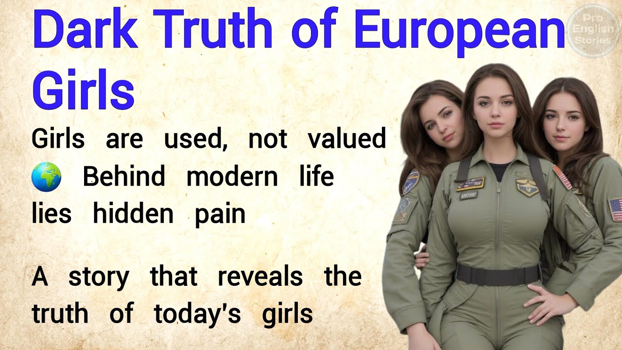 Dark Truth of European Girls ✅️ | Emotional English Story for Beginners | Pro English Stories