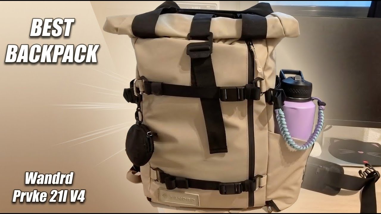 This backpack fits under plane seats and carries everything