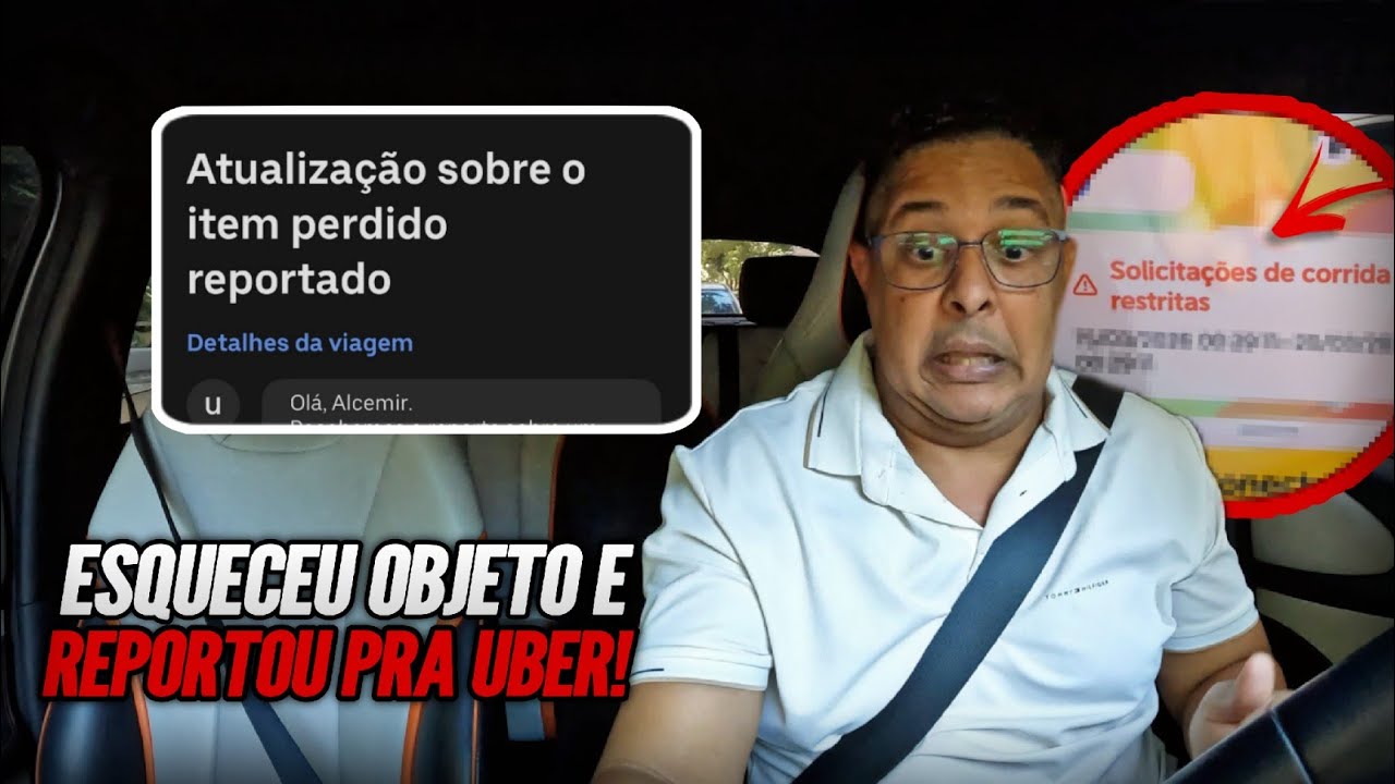 FUI BLOQUEADO! Fui Reportado Por Um Passageiro Na Uber! 
