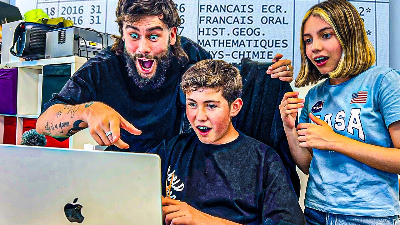 ON REGARDE EN DIRECT LES RESULTATS DU BREVET DE MON FRERE !