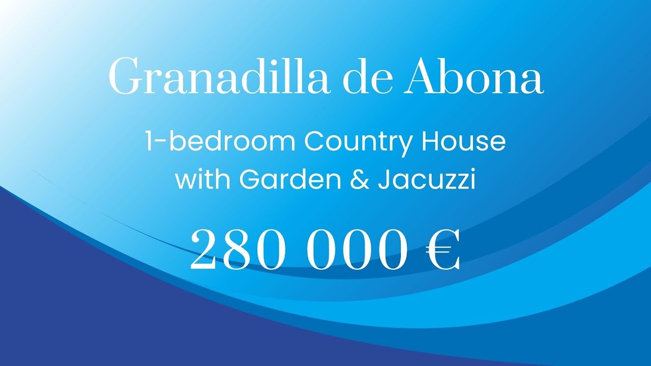 1-bedroom Country House with Garden & Jacuzzi in Granadilla de Abona