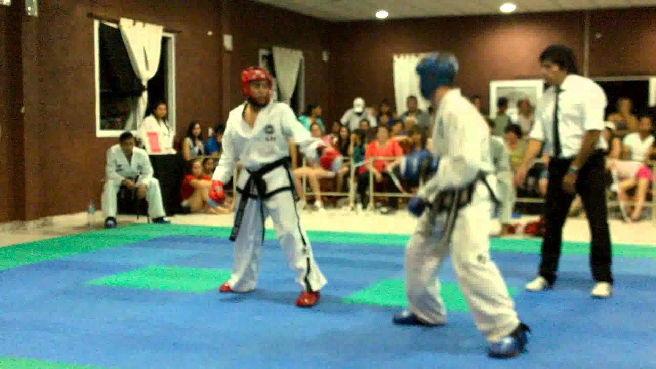 Taekwon-do ITF 2014 Axel Vargas vs Martin Navas 3°round