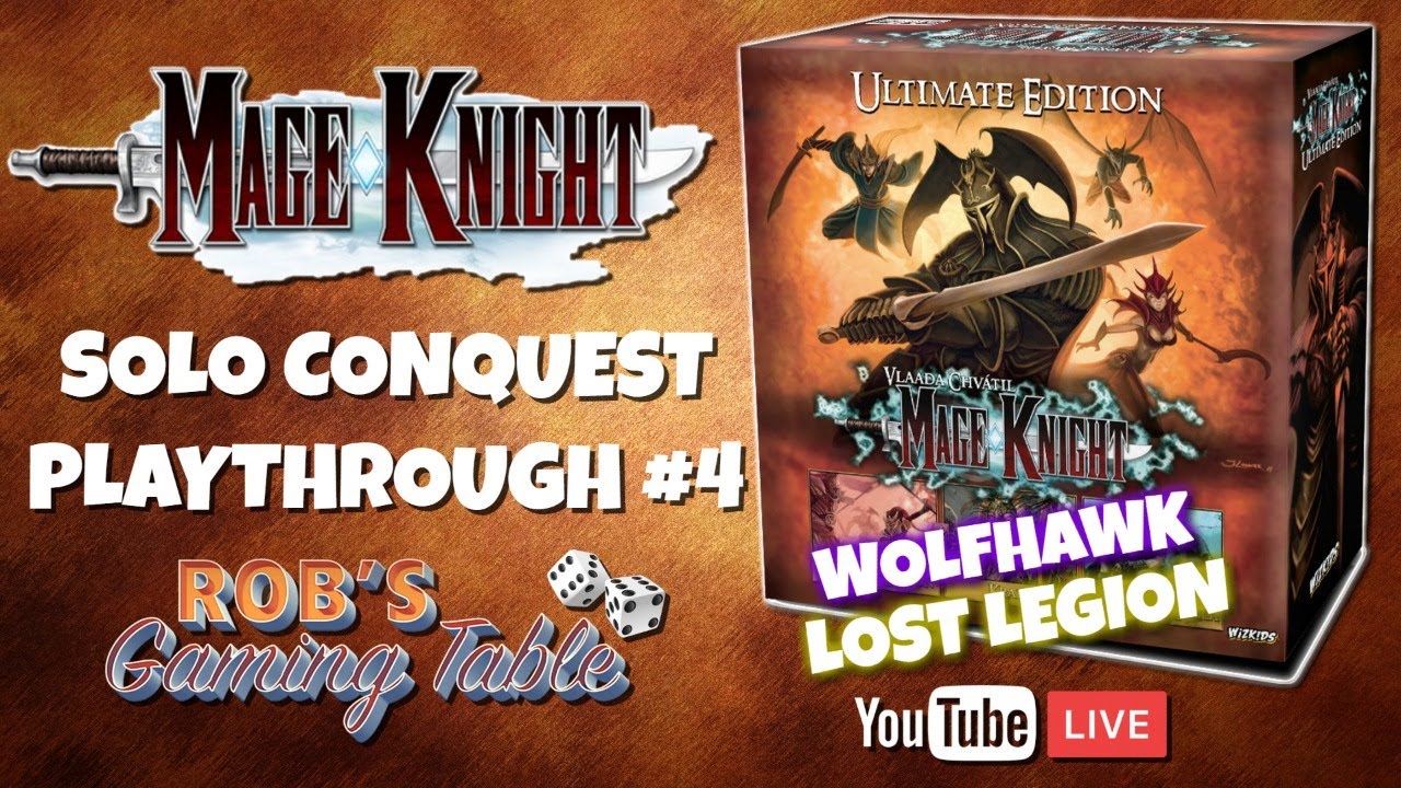 Mage Knight Solo Conquest Playthrough #4 (Wolfhawk)