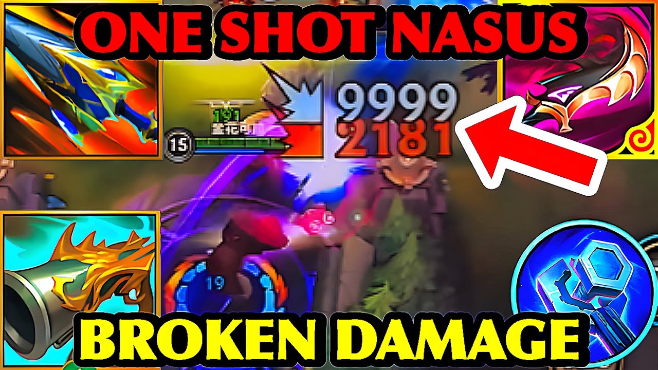 Wild Rift China Nasus | 18KILL Sundered Sky × Yordle Duskblade ONE SHOT NASUS Build & Runes