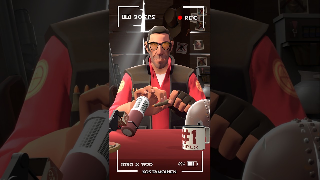 Снайперское ASMR [SFM] #короткие