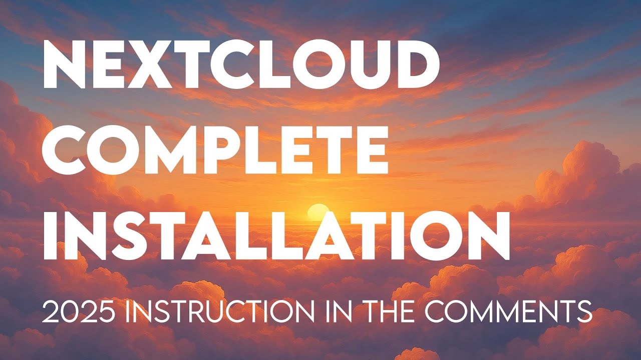 Полная установка Nextcloud | EN instruction in the comments