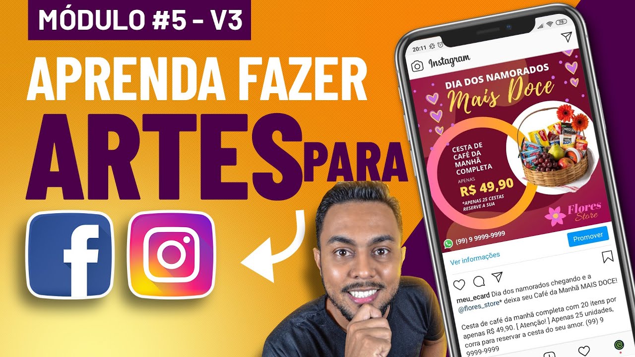 🎓 TUTORIAL - ARTES PARA REDES SOCIAIS NO CANVA | Módulo 5 | Aula 3