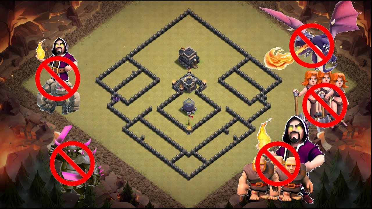 部落衝突 Clash of Clan 9本難三星強陣#1