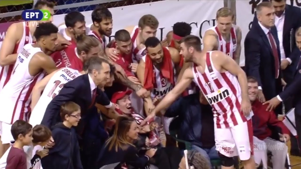 Κύμη - Ολυμπιακός 74-77 (14/10/2018)   Στιγμιότυπα & Δηλώσεις Μπλατ | Basket League 2η Αγωνιστική