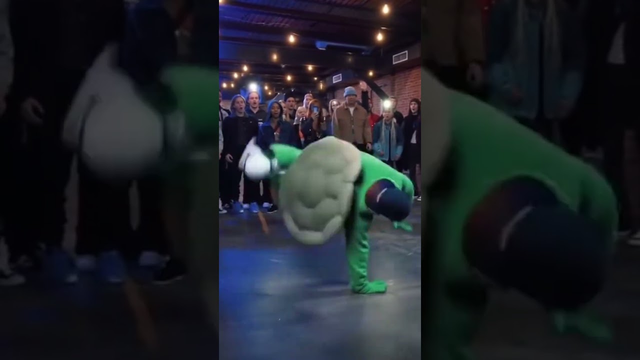 TURTLE POWER! Break-dancing AI Short