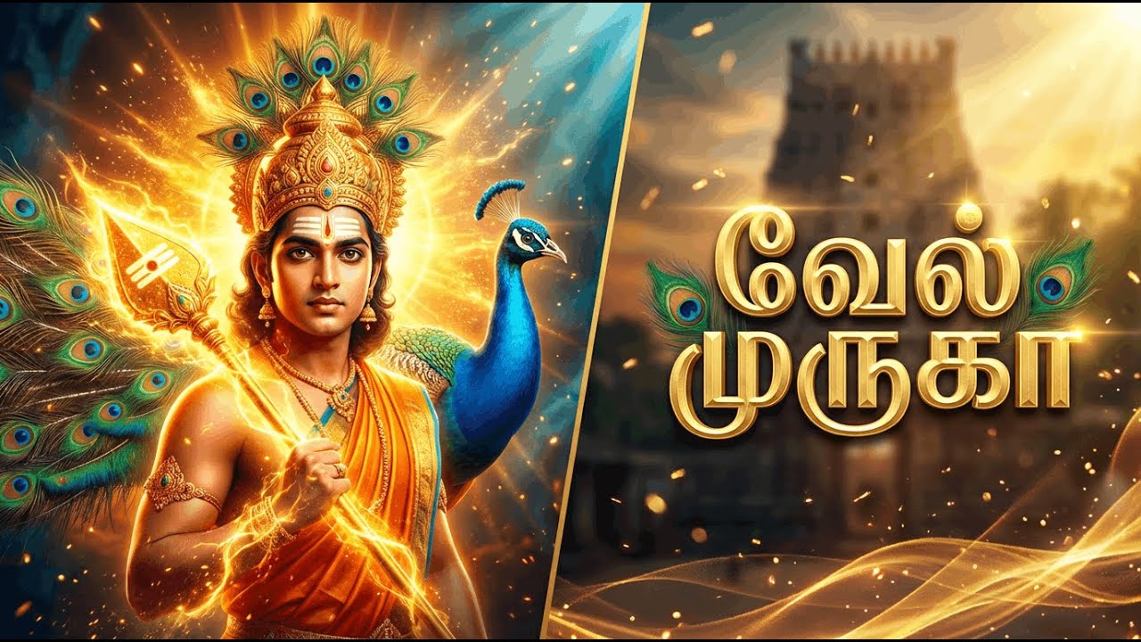 வேல் முருகா 🕉️ Close Your Eyes & Feel Lord Muruga's Blessings | Om Saravana Bhava | Tamil Devotional