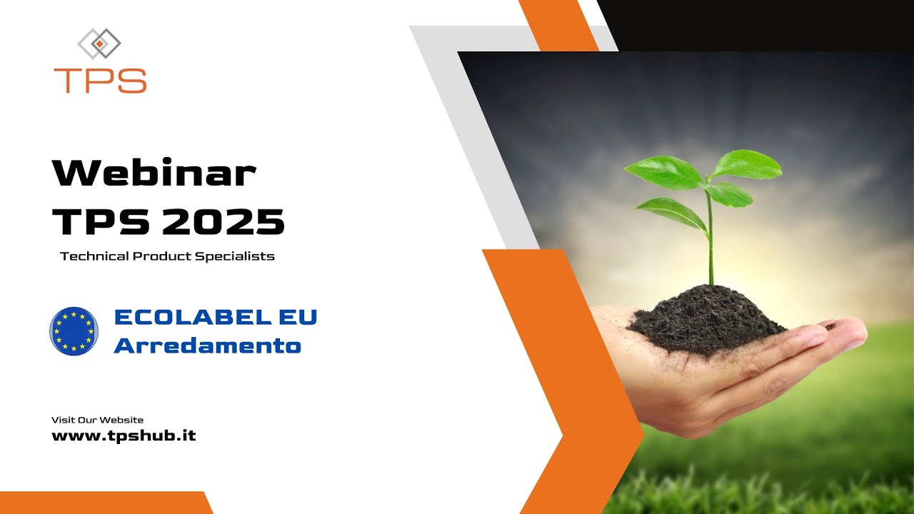 WEBINAR TPS - Ecolabel EU: Esperienze di Successo e Vantaggi per le Aziende