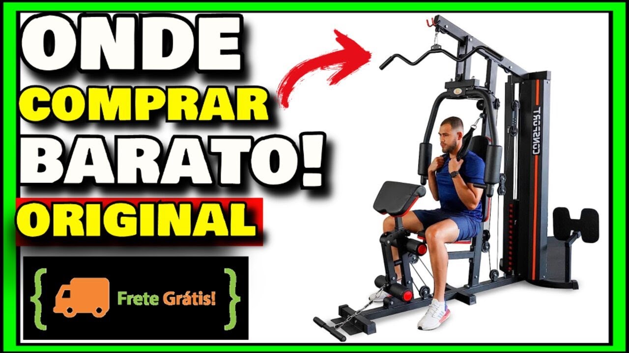 ESTAÇÃO DE MUSCULAÇÃO ONDE COMPRAR? Estação de Academia Boa e Barata - Estação de Musculação Barata
