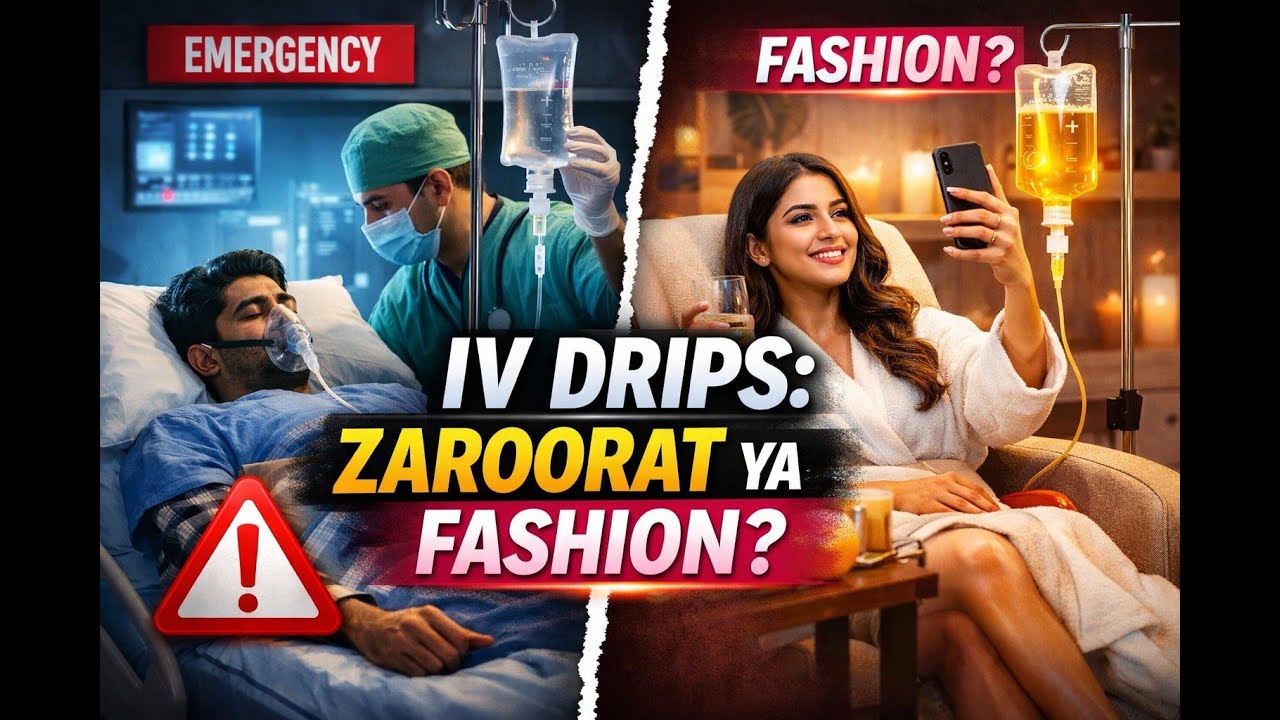 IV Drips: Zaroorat Ya Sirf Fashion? Sach Jo Koi Nahi Batata!