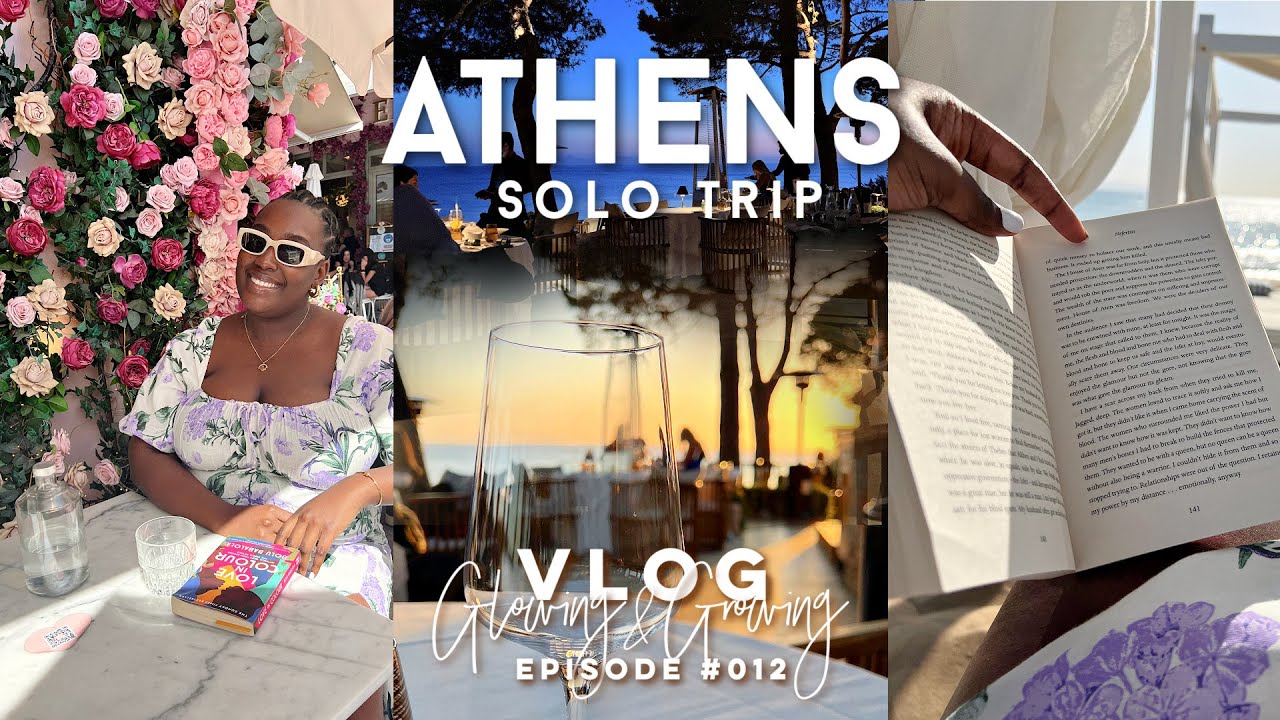 АФИНСКИЙ ВЛОГ 🇬🇷 | Потрясающий закат на пляже, я в восторге... и ужины в одиночестве | Часть 2 