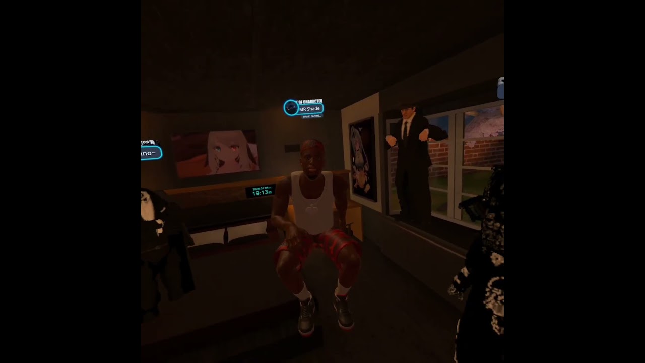 The Luciano crime family in VR chat has some racist people 