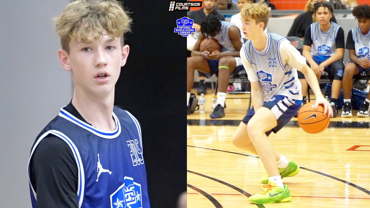 8th Grade SG Austin Brown is COLD!! Highlights from the CP3 Middle School Combine!