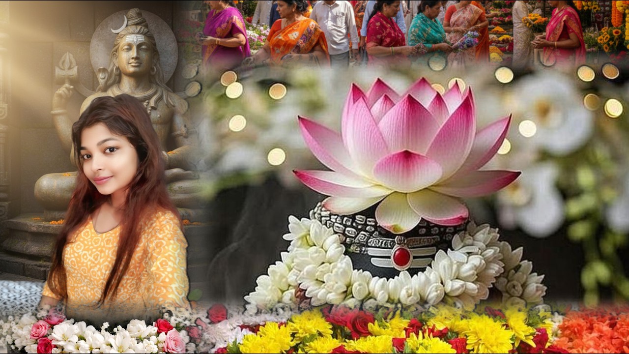 শিব পূজার বিশেষ দিন 🙏 | | পুজোর বাজার ও ঠাকুরনগর ফুল মার্কেট ভ্লগ #dailyvlog