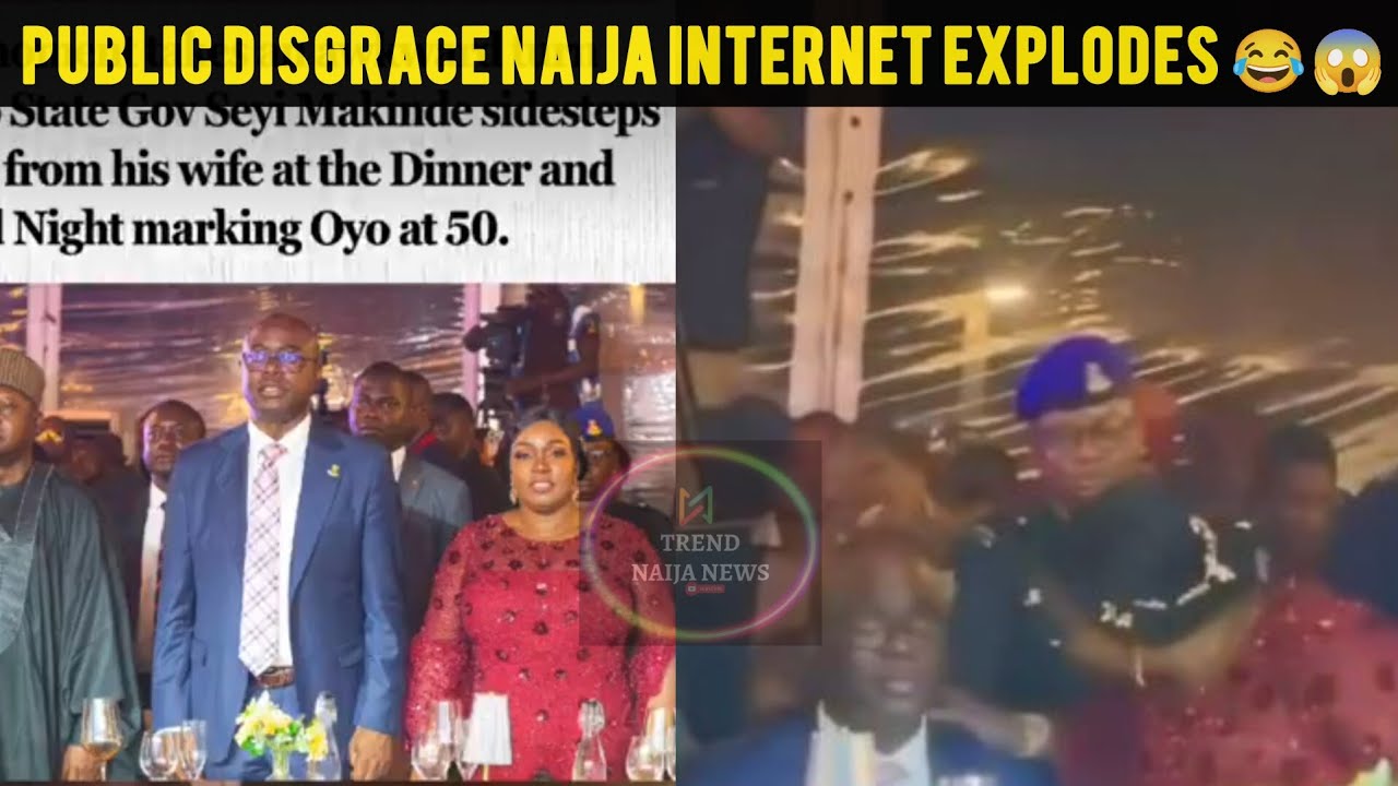 Public Disgrace? 😳 Moment Oyo Governor Seyi Makinde Dodges Wife&rsquo;s Kiss Sparks Outrage Online