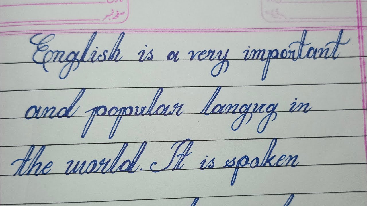 How to improve handwriting  in english calligraphy| handwriting practice | calligraphy writing 