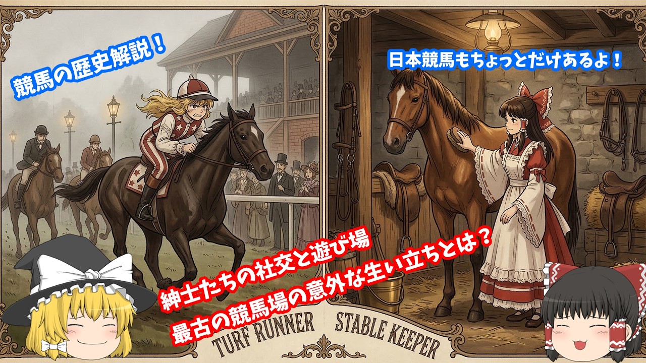 38話 【第1部完結】密輸に荷馬車引き!? 貴族の異常なギャンブル愛とサラブレッド誕生の裏側【ゆっくり歴史解説】