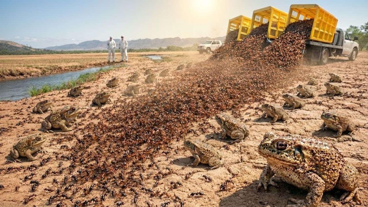 L’Australie lâche des fourmis contre l’animal le plus venimeux : résultats terrifiants