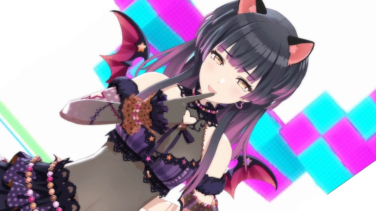 4K 縦型動画「SOS」(黛冬優子 ハロウィン サキュバス衣装★3 SSR)【シャニソン/Shiny Colors Song for Prism MV】