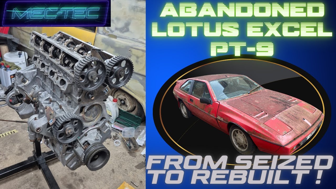 RESTORING an ABANDONED Lotus Excel Pt9 From Seized to Rebuilt