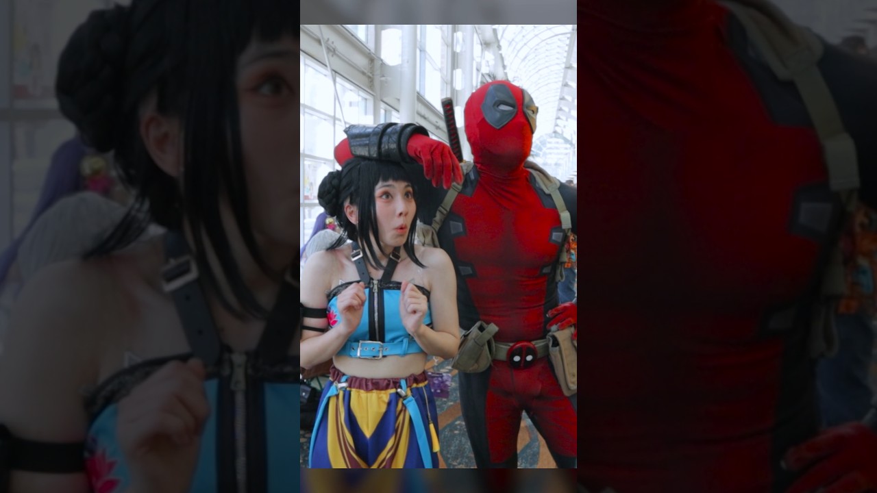 Deadpool meets Zoey of Huntrix w/
