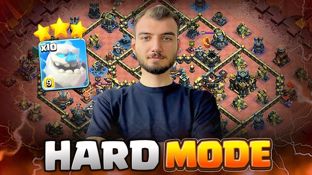 هجمات اسطوريه بالوضع الصعب [ Hard Mode ] تحدي المستحيل في كلاش اوف كلانس 🤯🔥