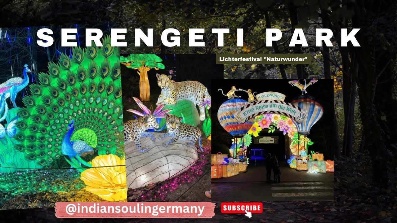 Lightfest at Serengeti-Park Hodenhagen Magical Night in 🇩🇪 #serengetipark #indiansoulingermany