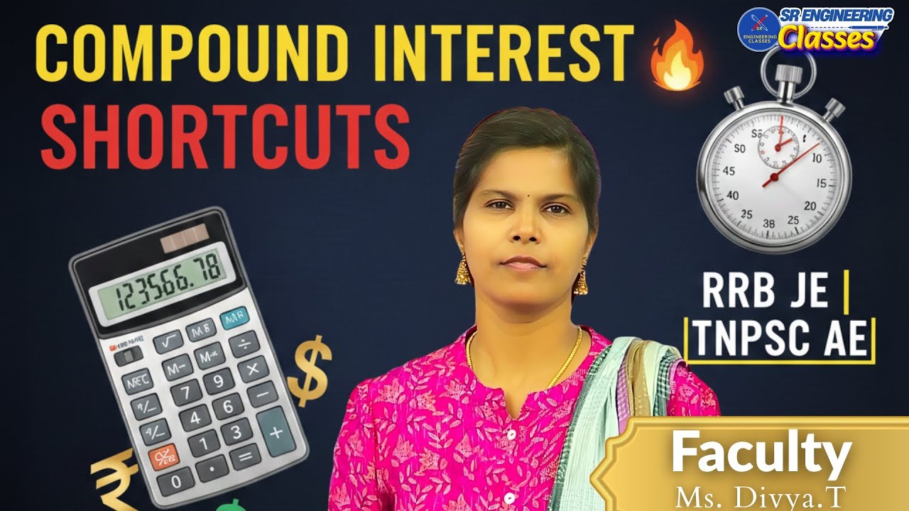 COMPOUND INTEREST 🔥 | Shortcuts That Crack RRB JE & TNPSC AE | Aptitude Class