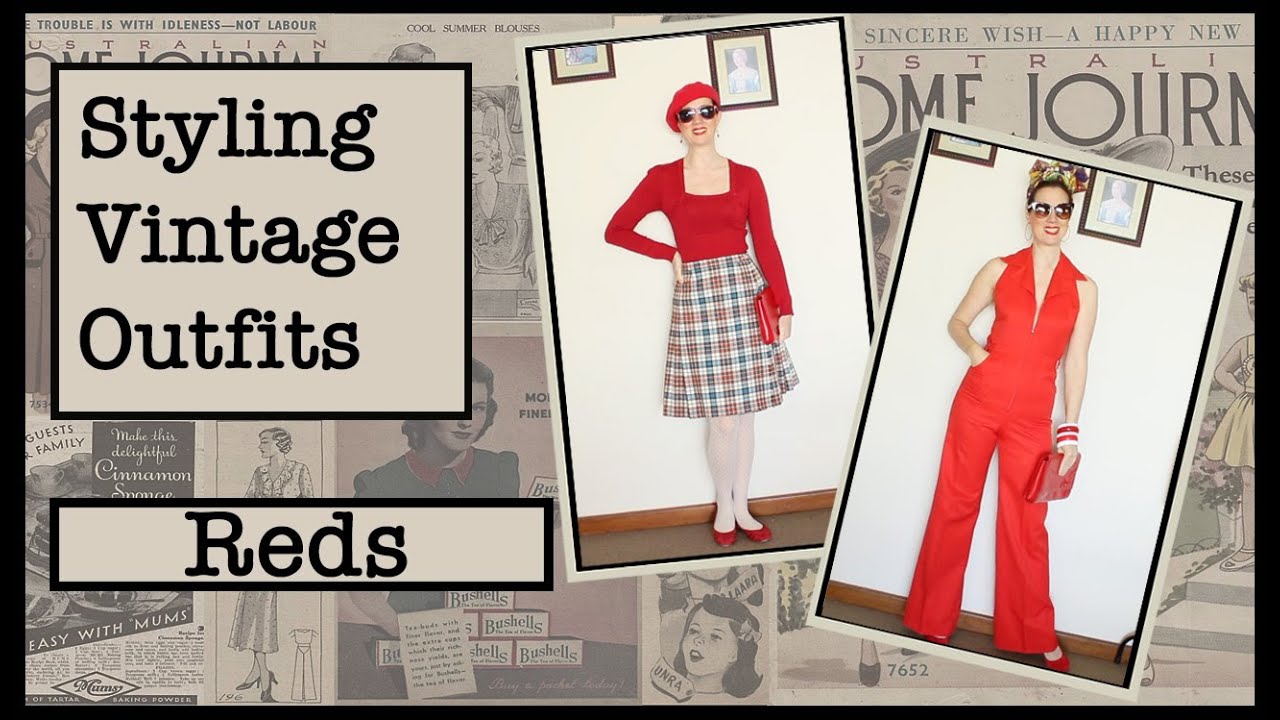10 Vintage Style Red Outfits