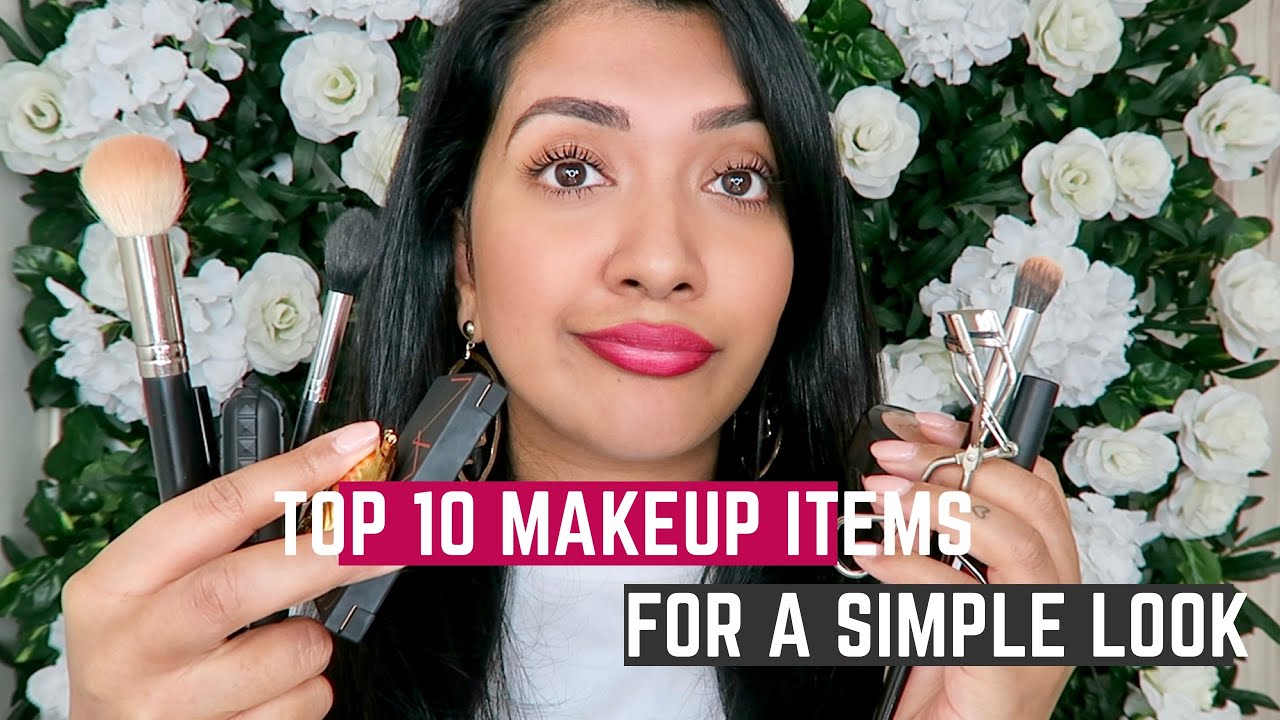 Top 10 Makeup Items for a simple look | In Tamil | Vithya Hair and Makeup