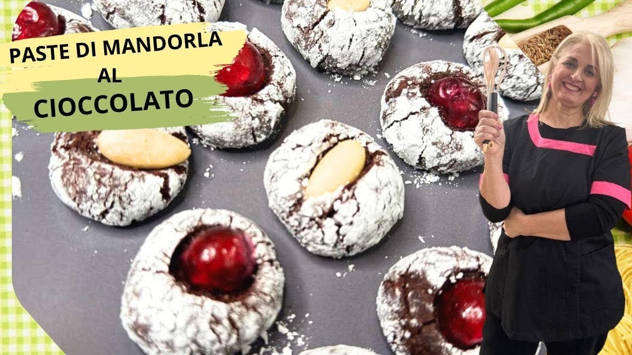 PASTE DI MANDORLA AL CIOCCOLATO -GLUTEN FREE - SENZA LATTOSIO-PASTICCINI