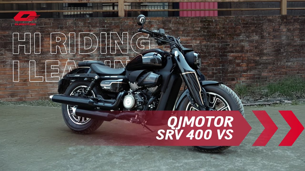Powered by a V-twin engine, the SRV 400 VS is built to dominate the streets