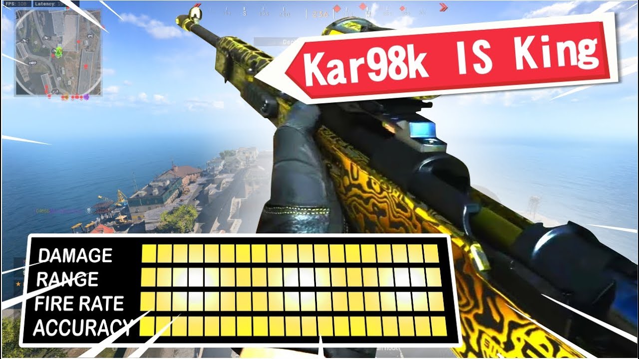 The kar98k will always be the best sniper rifle (Warzone)