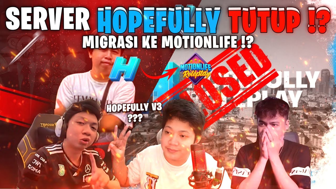 HOPEFULLY TUTUP PERMANEN!? V3? OR MIGRASI KE MOTIONLIFE!? 🤯 GTA V ROLEPLAY #motionliferp #hopefully