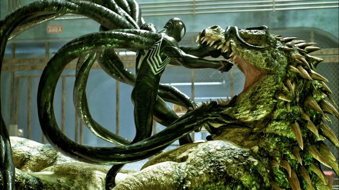 Spider-Man vs The Lizard. Cinematic gameplay 