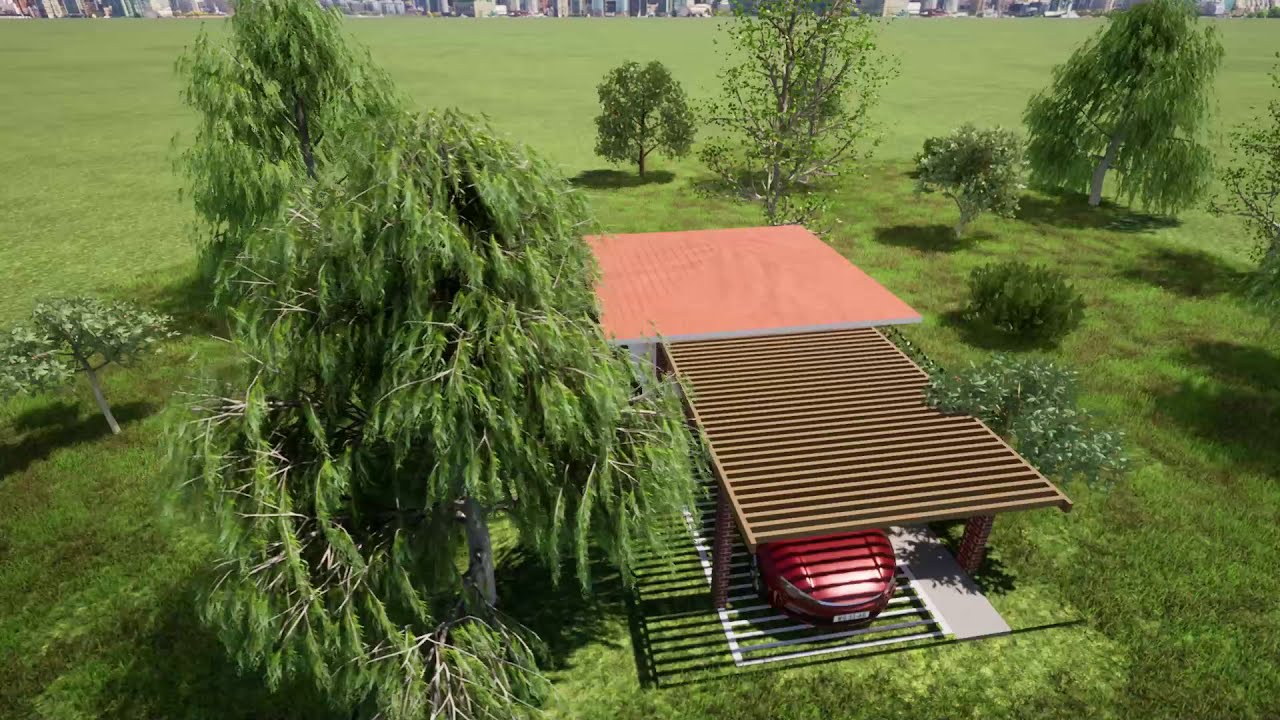 Tiny house plans 3d 1 story 1 bedroom 🏡 | Tiny House design 4x4 | 4x4 HAUS Pl&auml;ne | 4x4 haus design