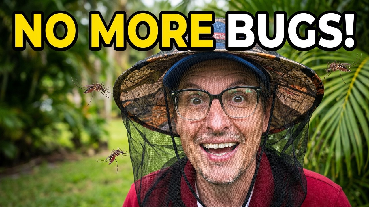 Compact Mosquito Head Net | Fits Any Hat, Stops All Bugs
