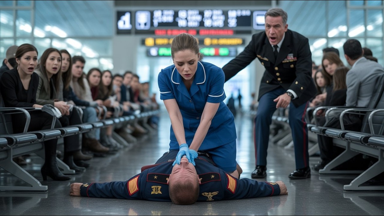 Rookie Nurse Provided CPR to Marine General at the Airport Then He Spoke Her Combat Medic Call Sign