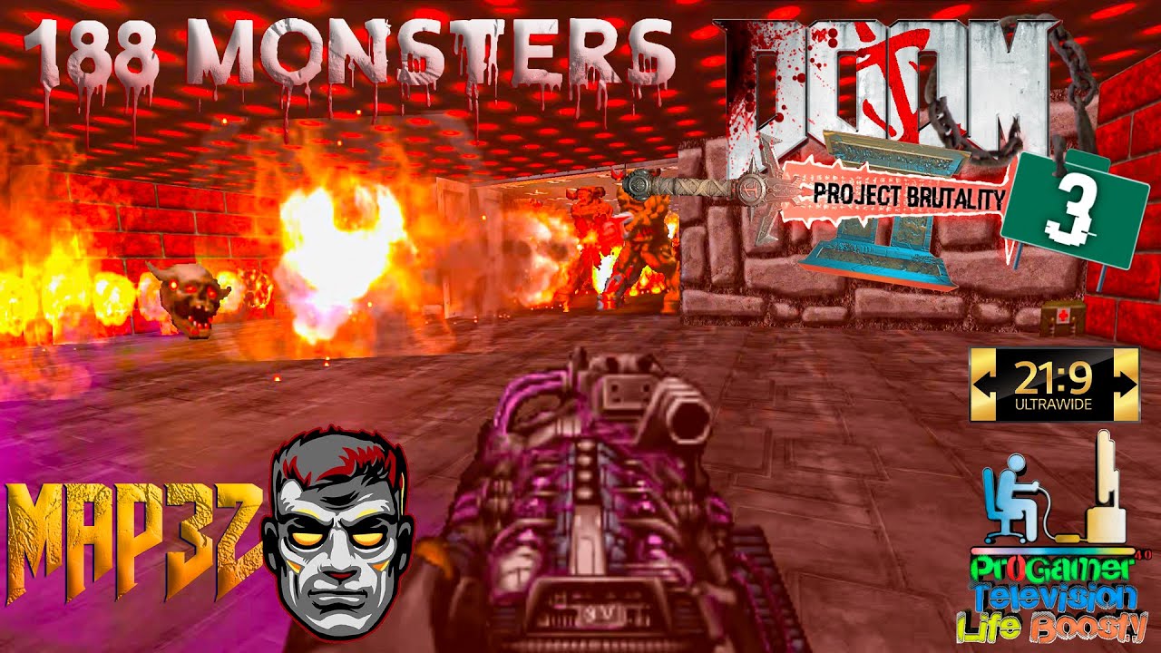 Project Brutality 3.0: Dark World Original Doom II + MEGA MONSTERS PACK - Map32