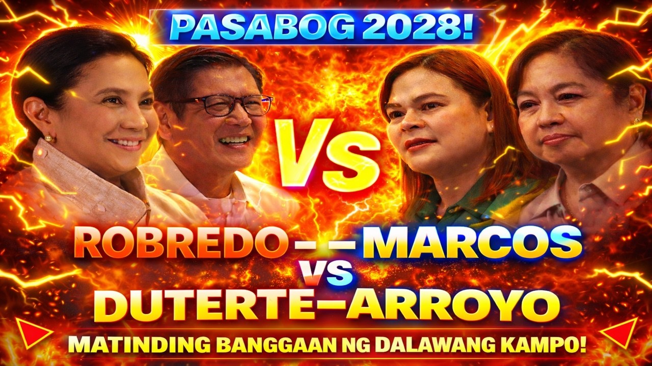 PASABOG 2028! Robredo–Marcos vs Duterte–Arroyo — Totoong Labanan ng Dalawang Kapangyarihan!